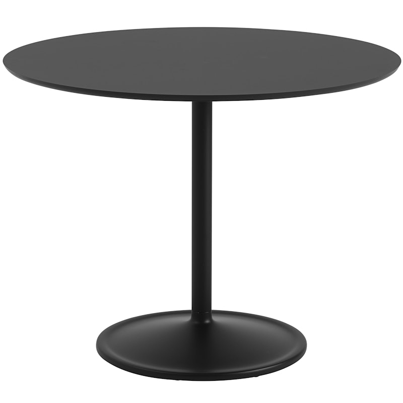 Soft Table Ø95x73 cm, Nanolaminate Black