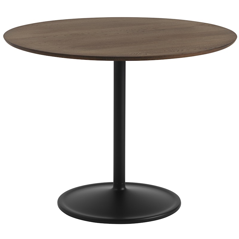 Soft Table Ø95x73 cm, Dark Oiled Oak / Black