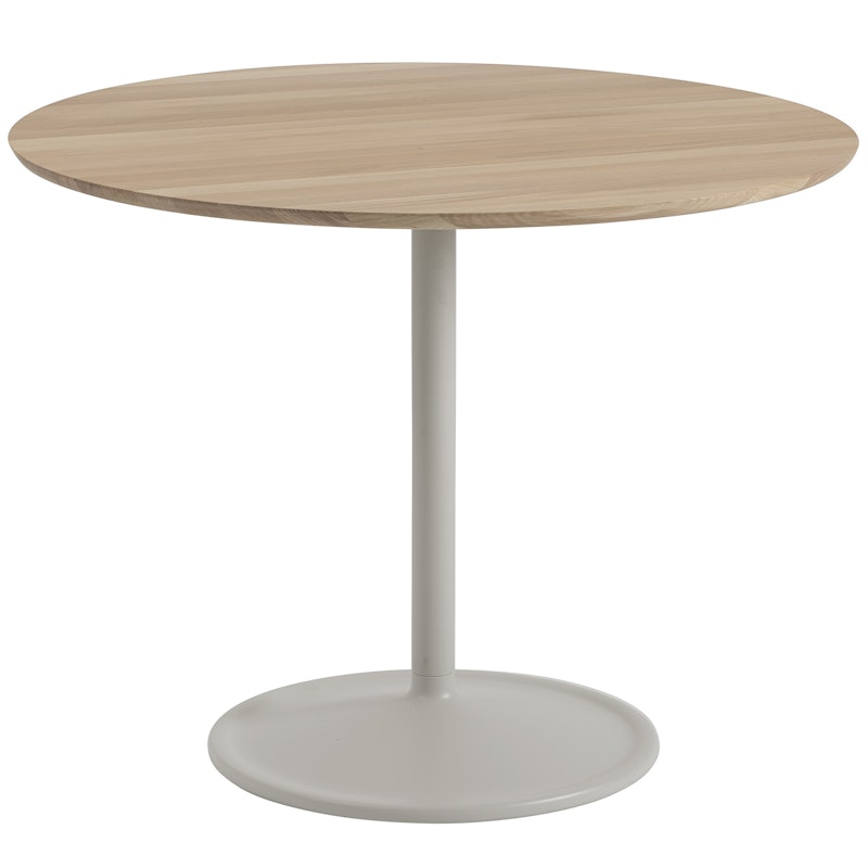 Soft Table Ø95x73 cm, Solid Oak / Grey