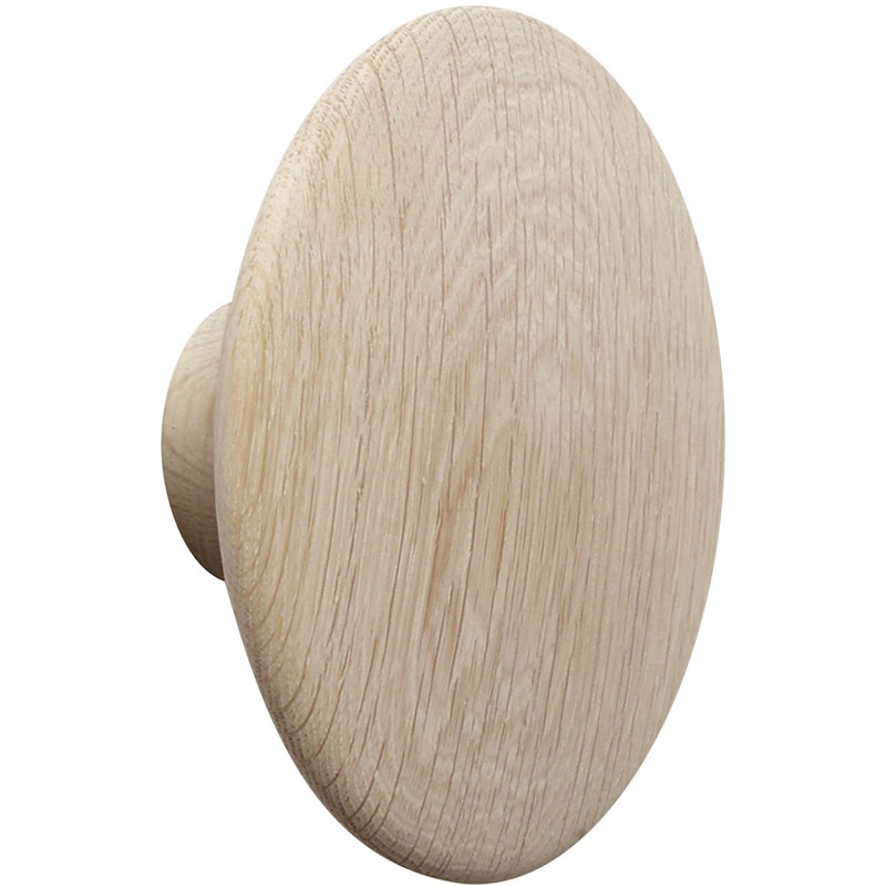 Dots Hook Wood Ø17 cm, Oak