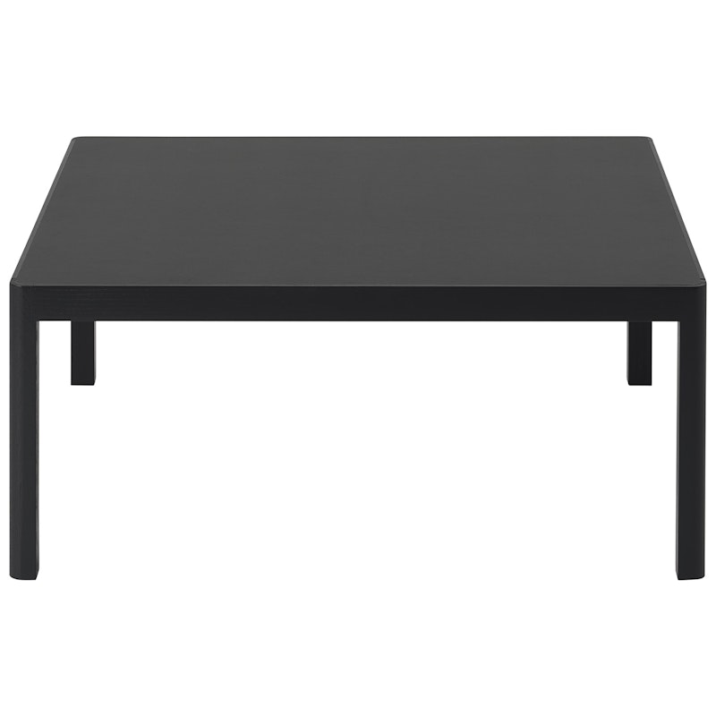 Workshop Coffee Table 86x86 cm, Black Linoleum