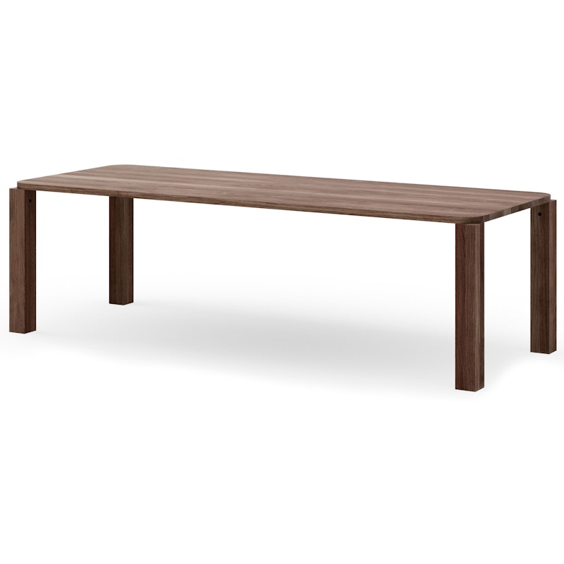 Atlas Dining Table 95x250 cm, Smoked Oak