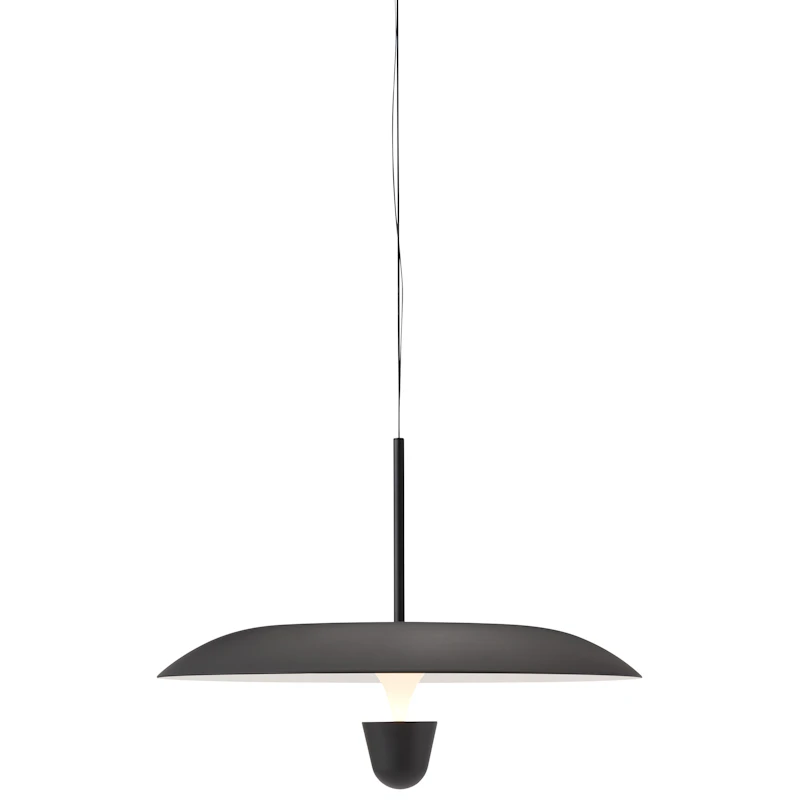 Kantarell Pendant 55 cm, Black / White
