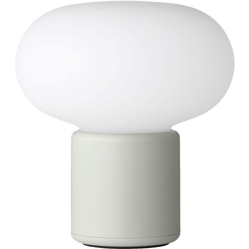 Karl-Johan Table Lamp Portable, Light Grey