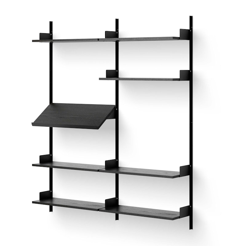 Living Shelf 1900 mm, Black Ash