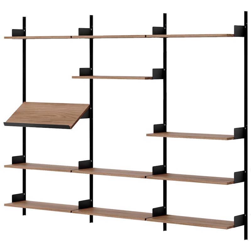 New Works Display Shelf 1900 mm, Walnut