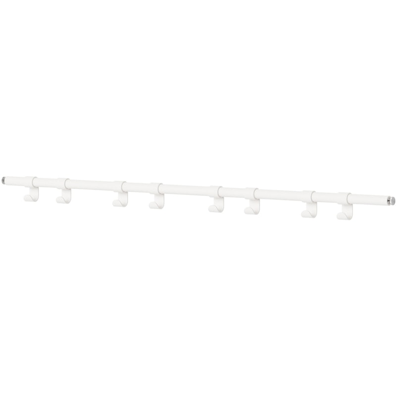 Rack With Hooks, White