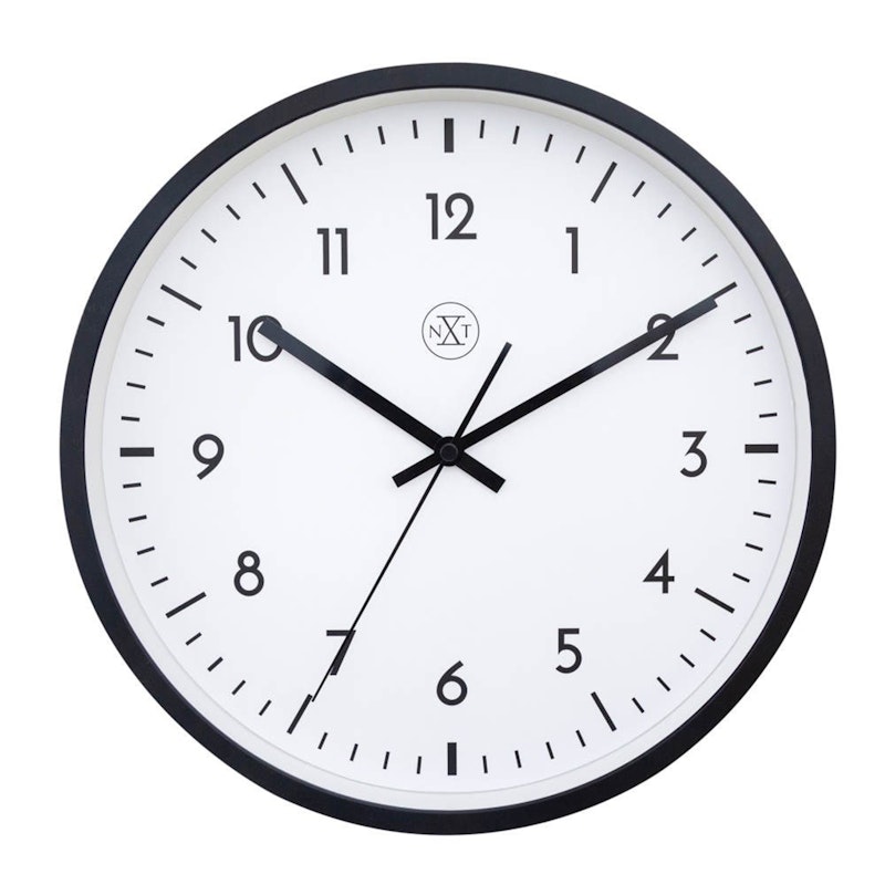 Easy Big Wall Clock Ø30 cm, Black