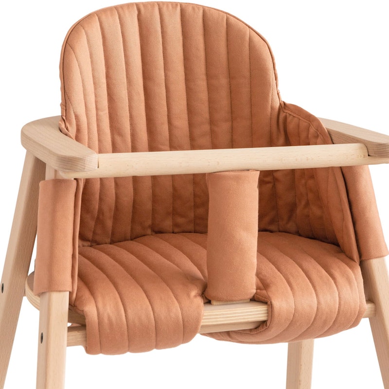Growing Green Cushion For High Child Chair, Sienna Brown