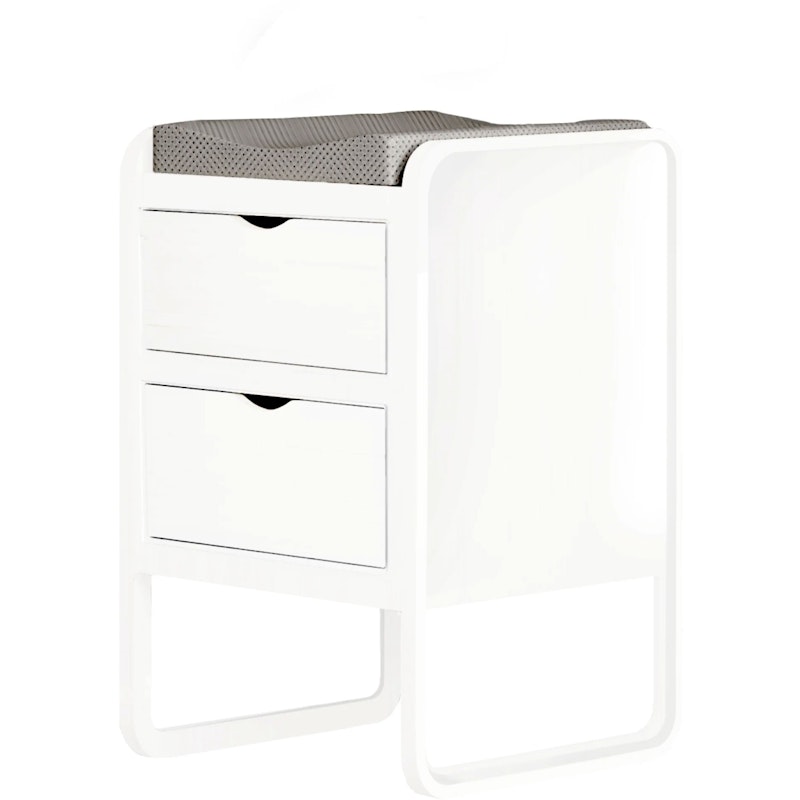 Form Changing Table, White