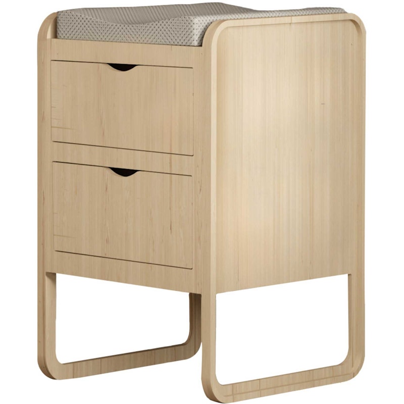 Form Changing Table, Oak
