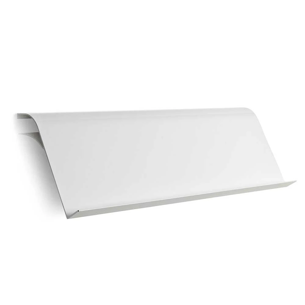Exilis Slope 78 Wall Shelf, White from Nonuform | RoyalDesign.co.uk