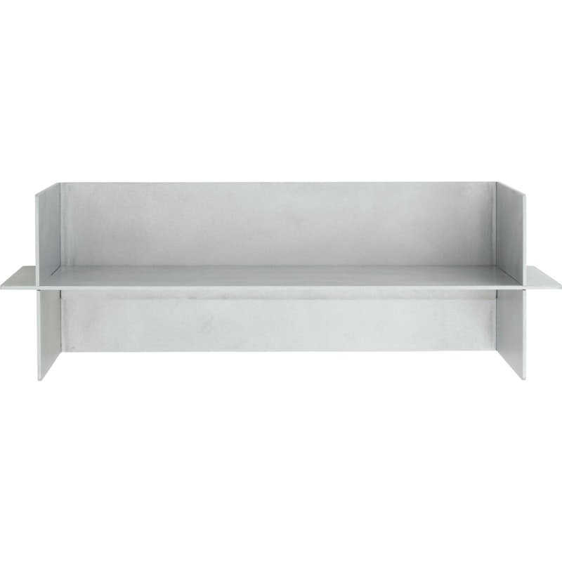 Alu Shelf Brushed Aluminium 60 cm