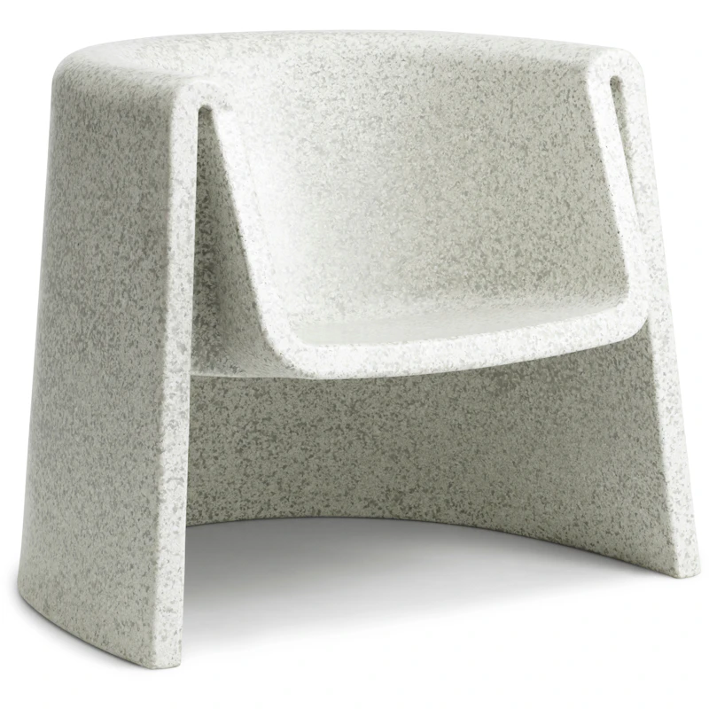 Bit Lounge Chair, White