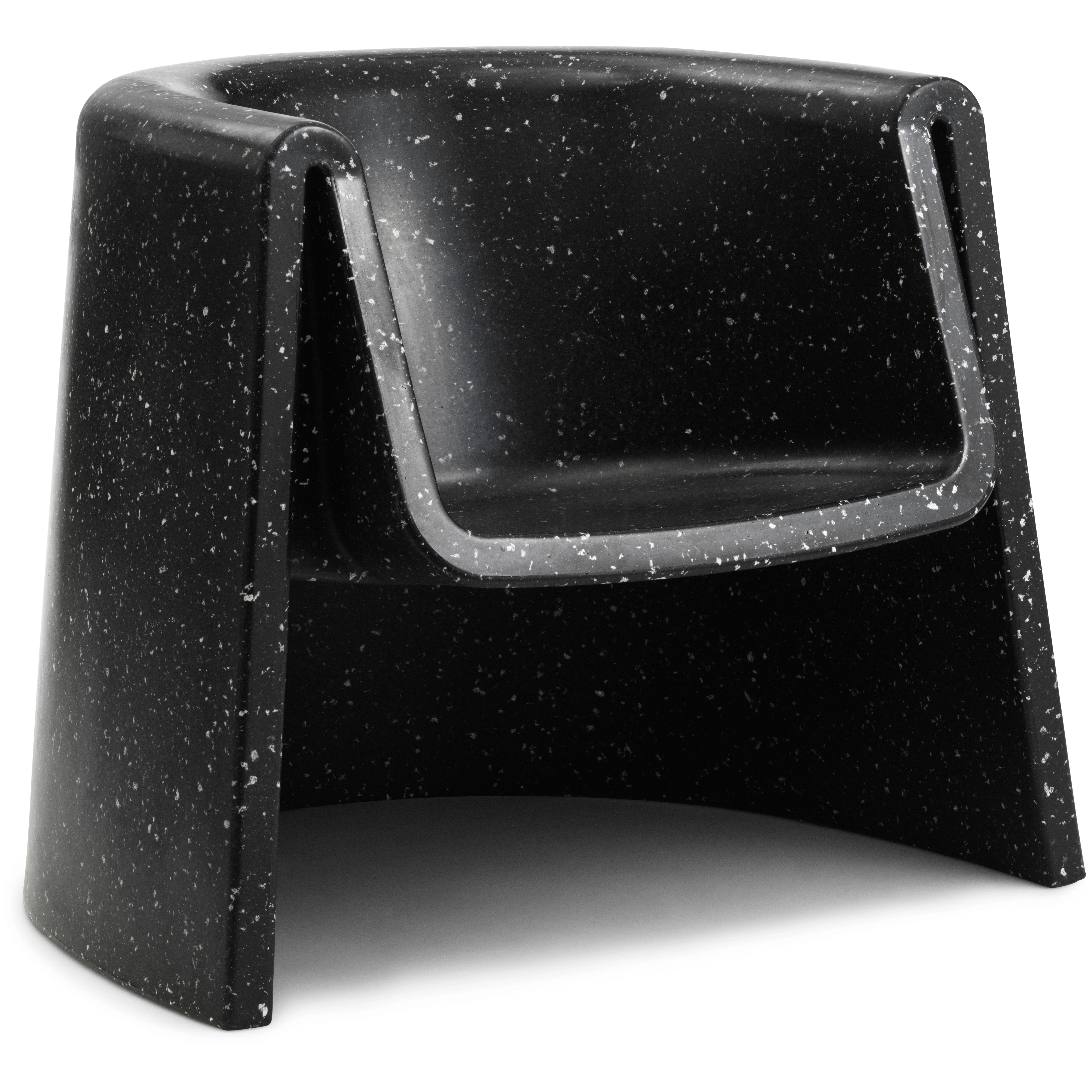 Bit Lounge Chair, Black from Normann Copenhagen | RoyalDesign.co.uk