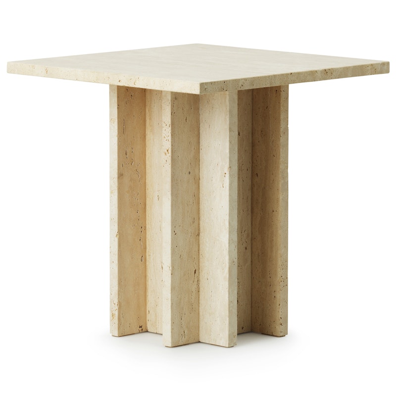 Edge Coffee Table Travertine, 45x45 cm