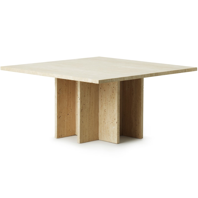 Edge Coffee Table Travertine, 80x80 cm