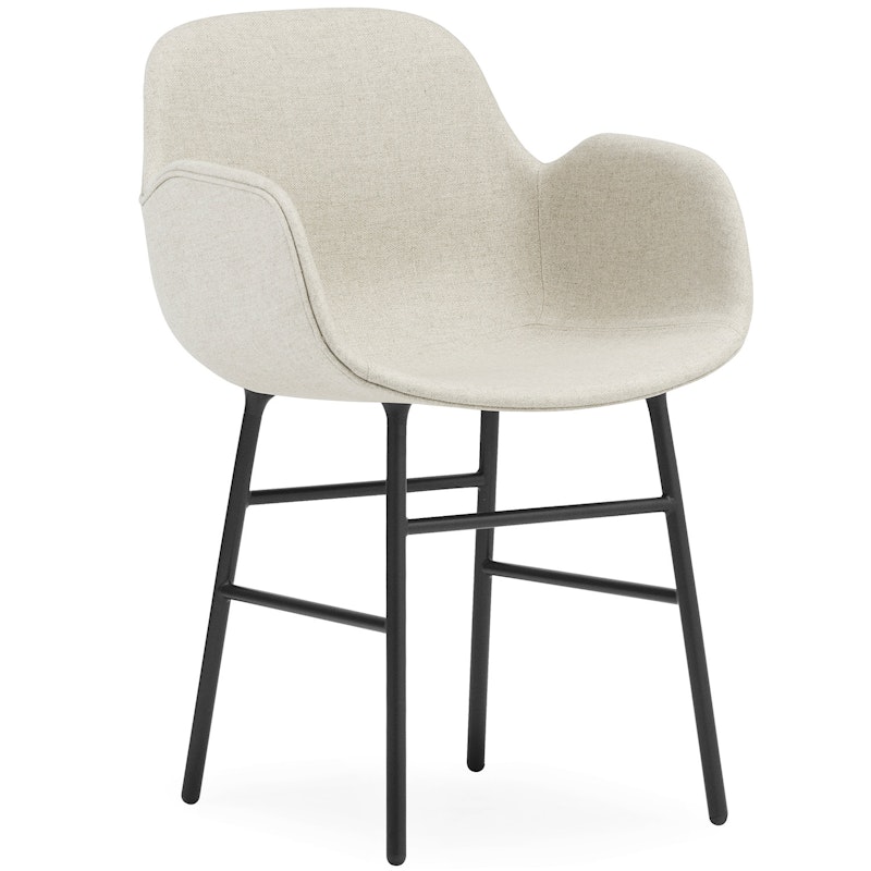 Form Armchair, Main Line flax 20 / Black Steel