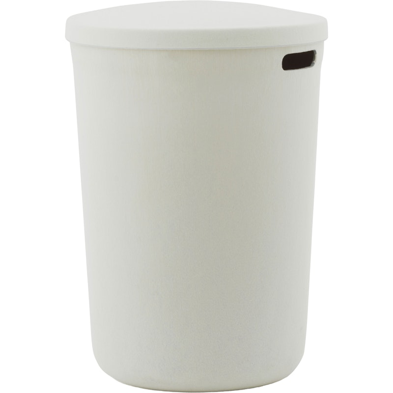 Hide Laundry Basket, Cream