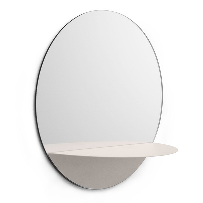 Horizon Mirror Ø34cm, White