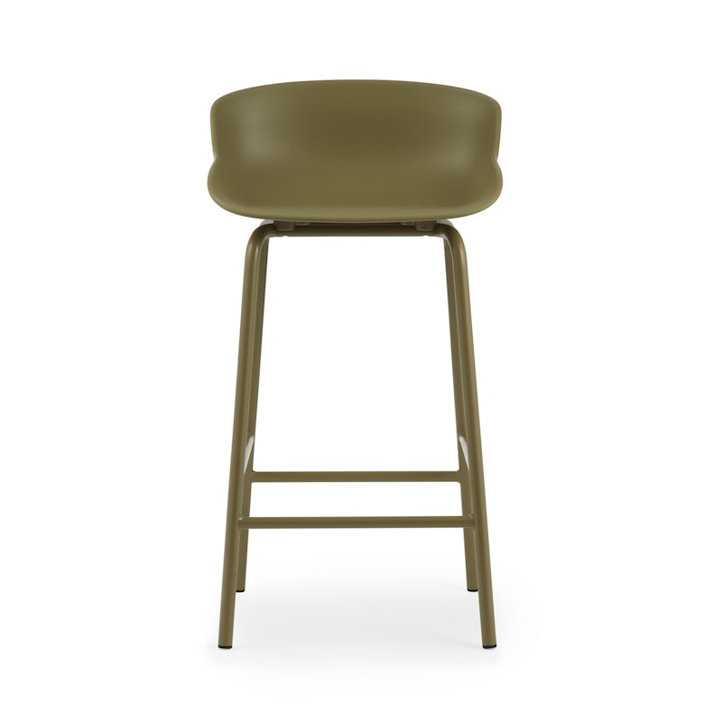 Hyg Bar Stool  Steel, Olive