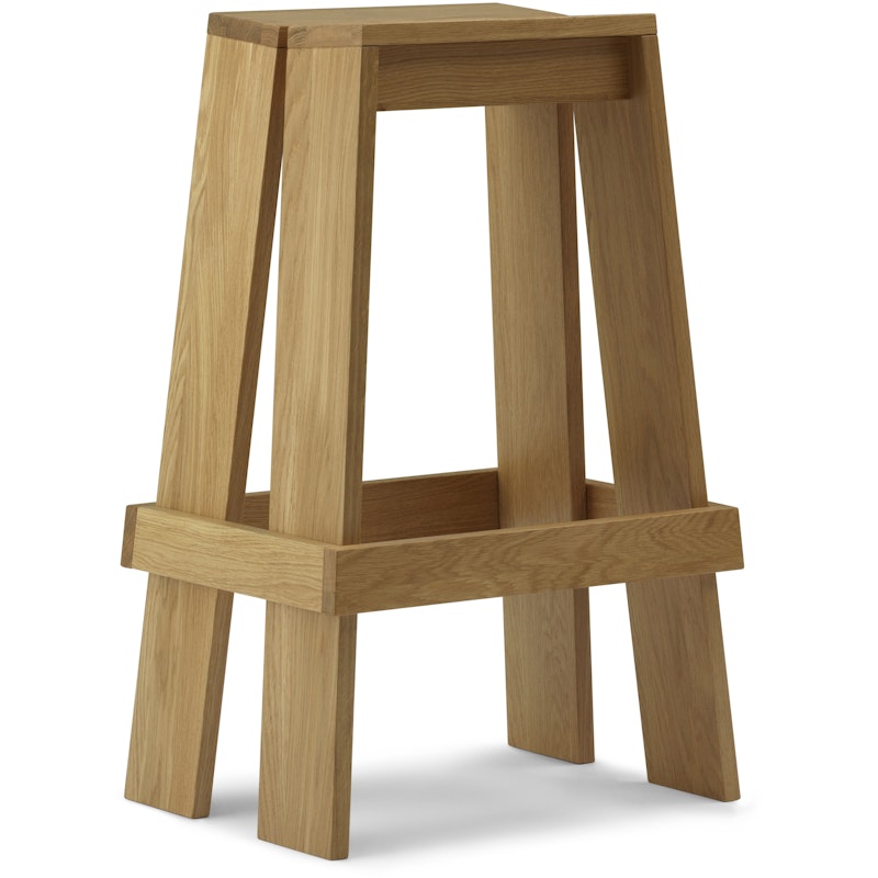 Let Bar Stool 75 cm, Oak