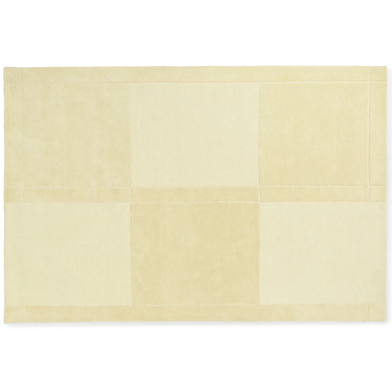 Level Rug 200x300 cm, Light Yellow