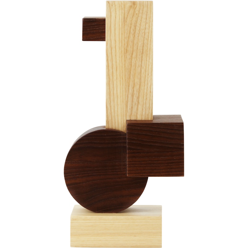 Join Sculpture Carbonised Ash 33 cm