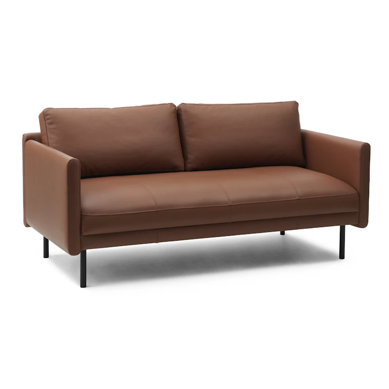 Rar 2-Seater Sofa, Omaha Leather Cognac