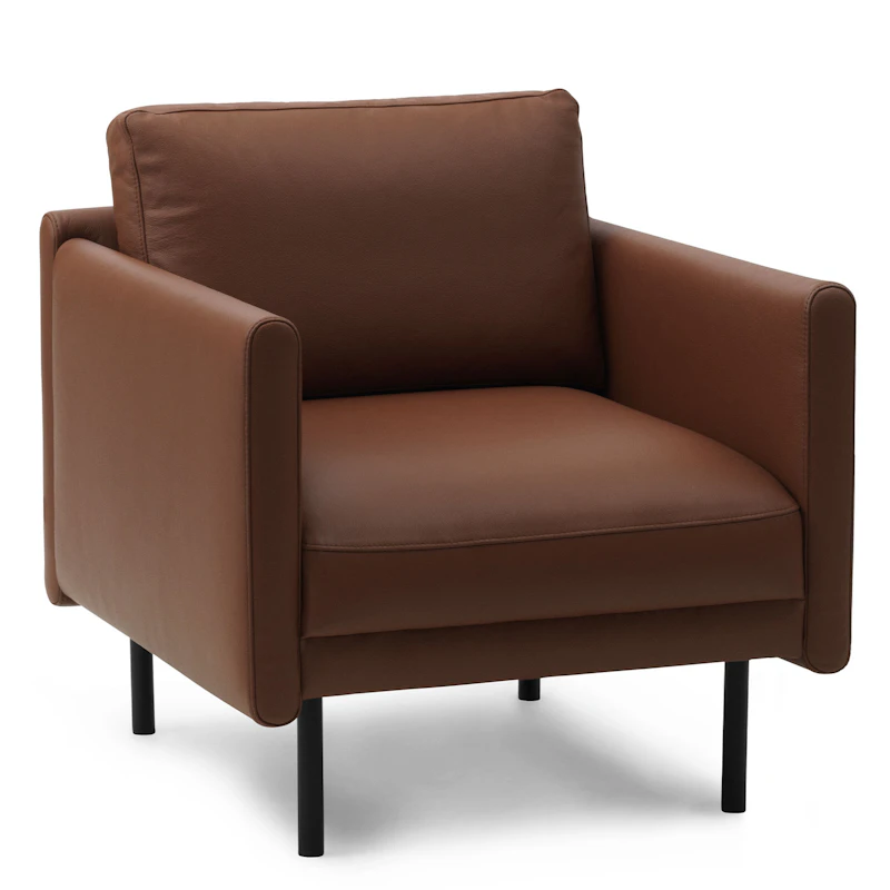 Rar Armchair, Leather Cognac