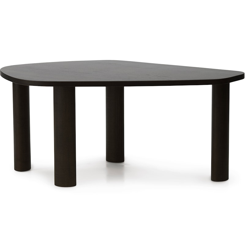 Sculp Coffee Table L, Dark Stained Ash