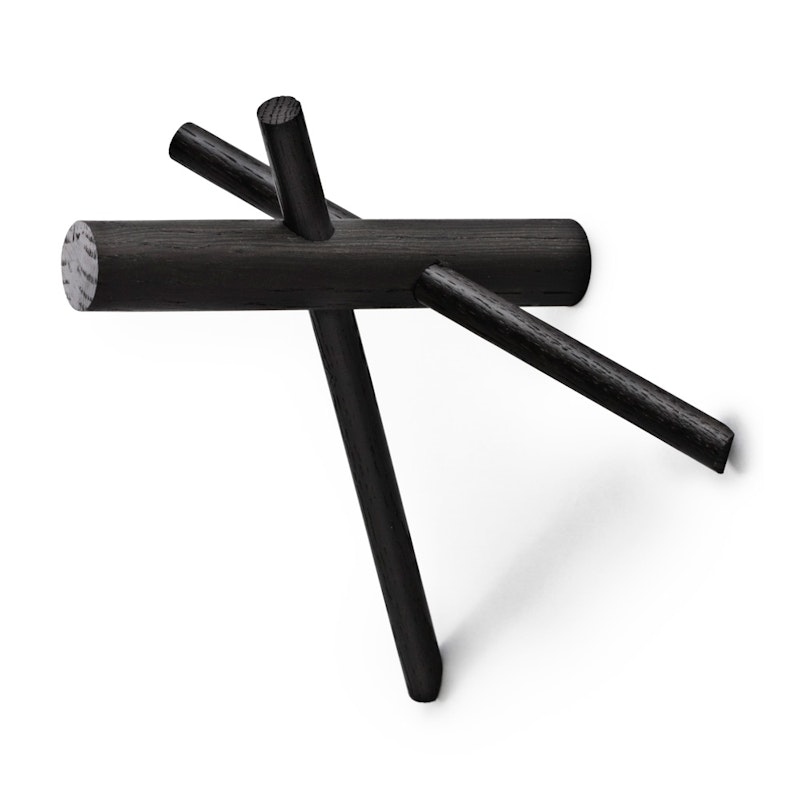 Sticks Hook, 2pcs, Black