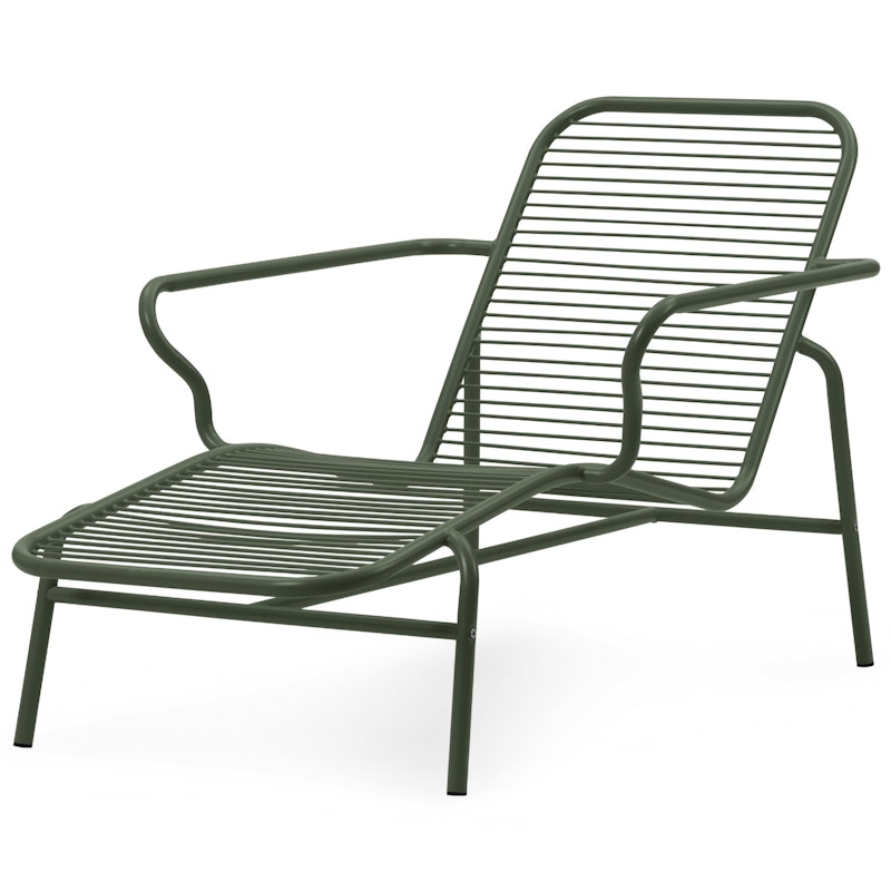 Vig Chaise Longue, Dark Green