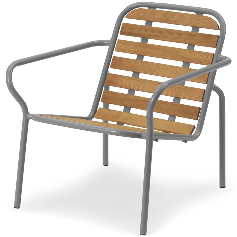 Vig Lounge Chair, Robinia Wood / Grey