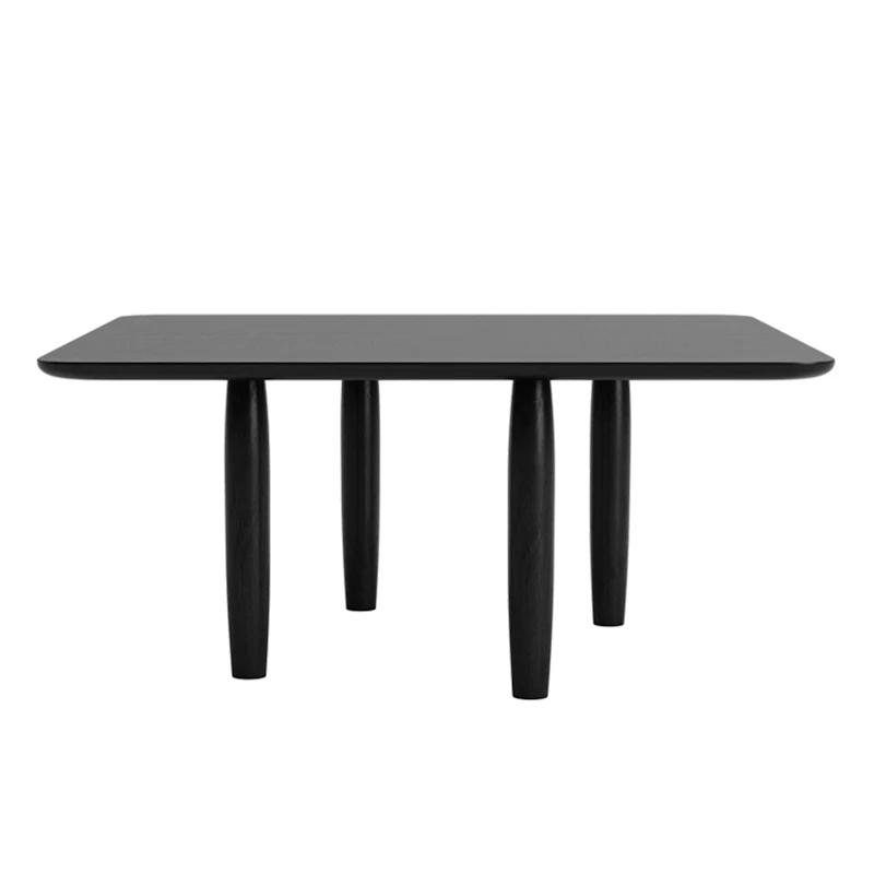 Oku Coffee Table 80x80 cm, Black