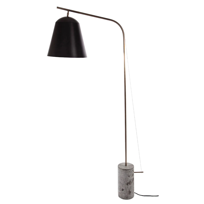 Line Two Floor Lamp, Black