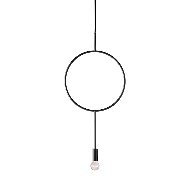 Circle Pendant Lamp, Dark Grey