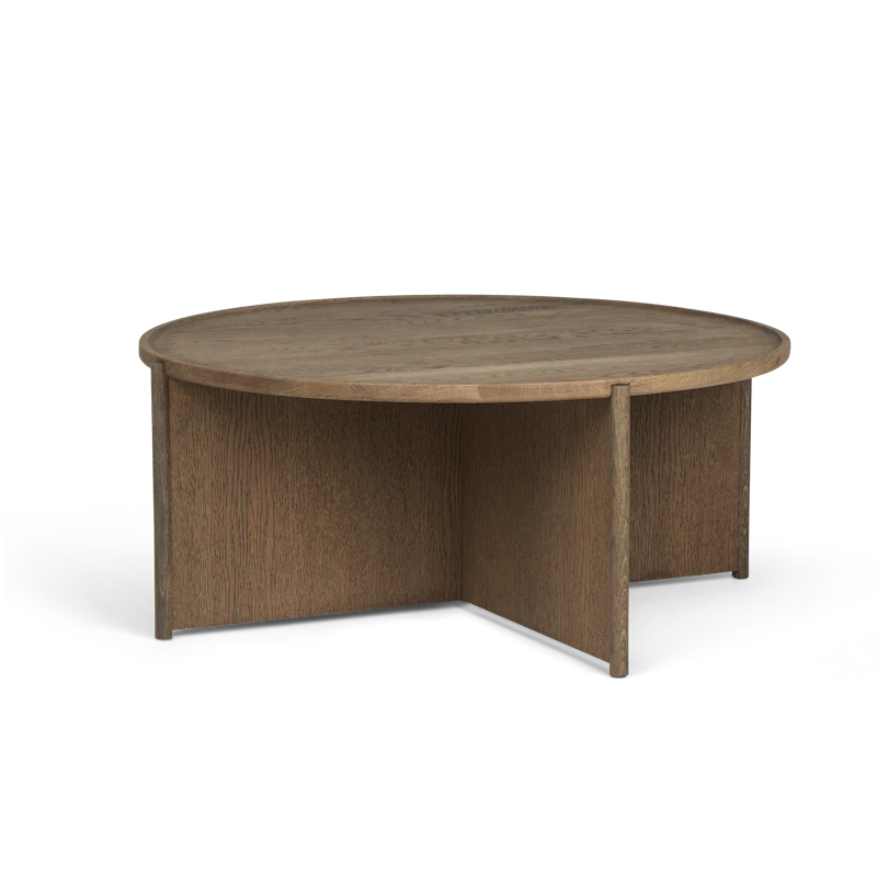 Cling Coffee Table 90 cm, Smoked Oak