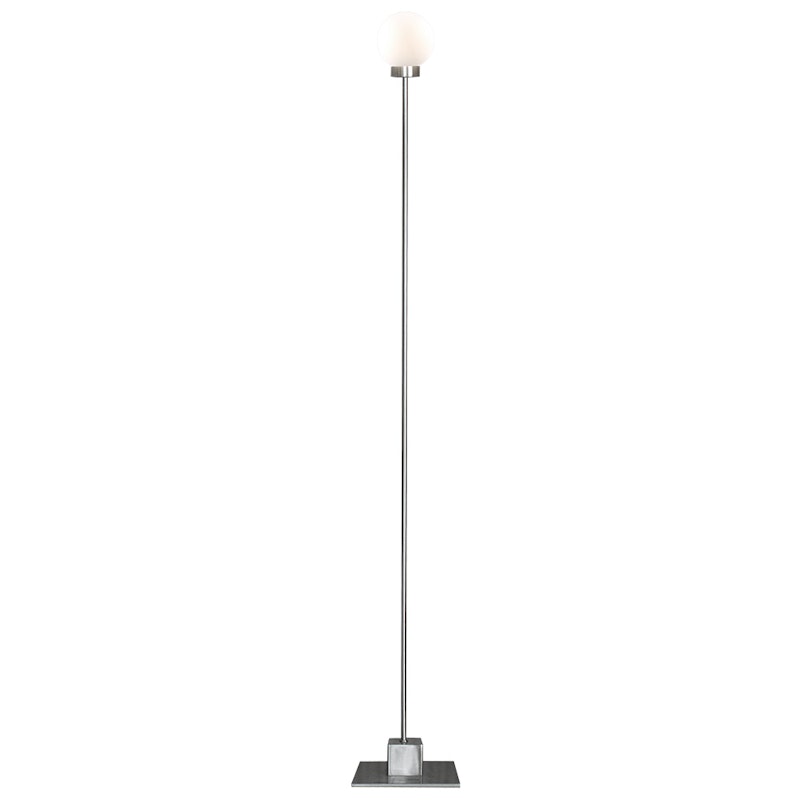 Snowball Floor Lamp, Metallic