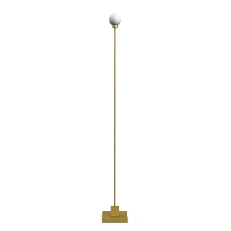 Snowball Portable Floor Lamp Brass