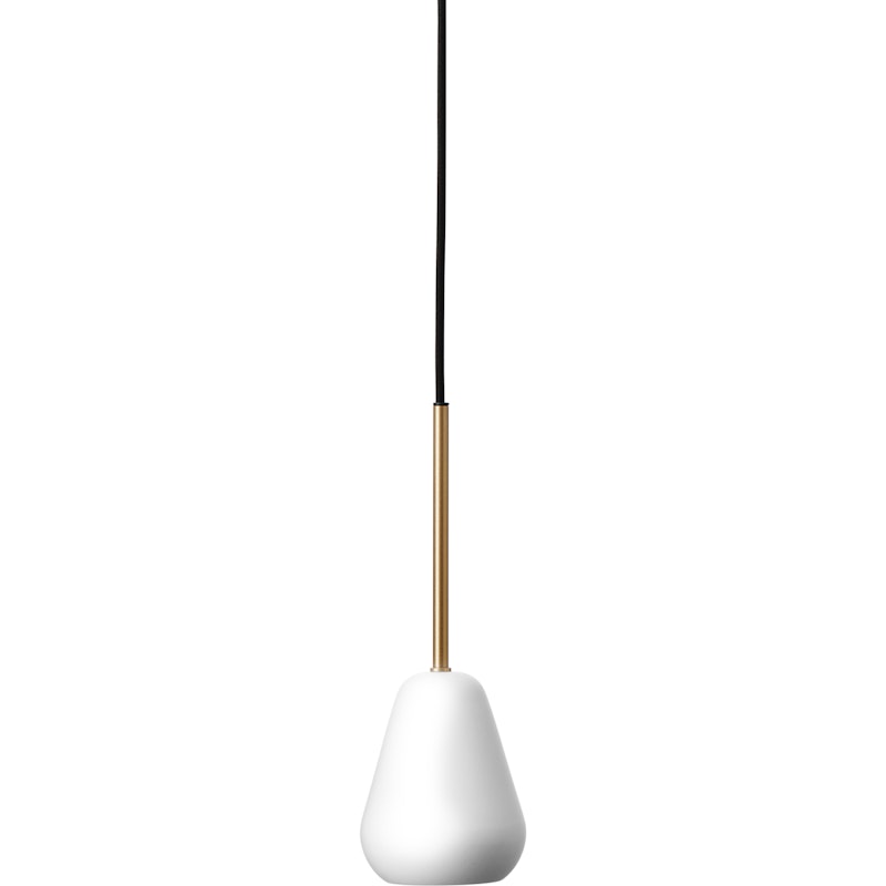 Anoli Spot Pendant, White / Nordic Gold