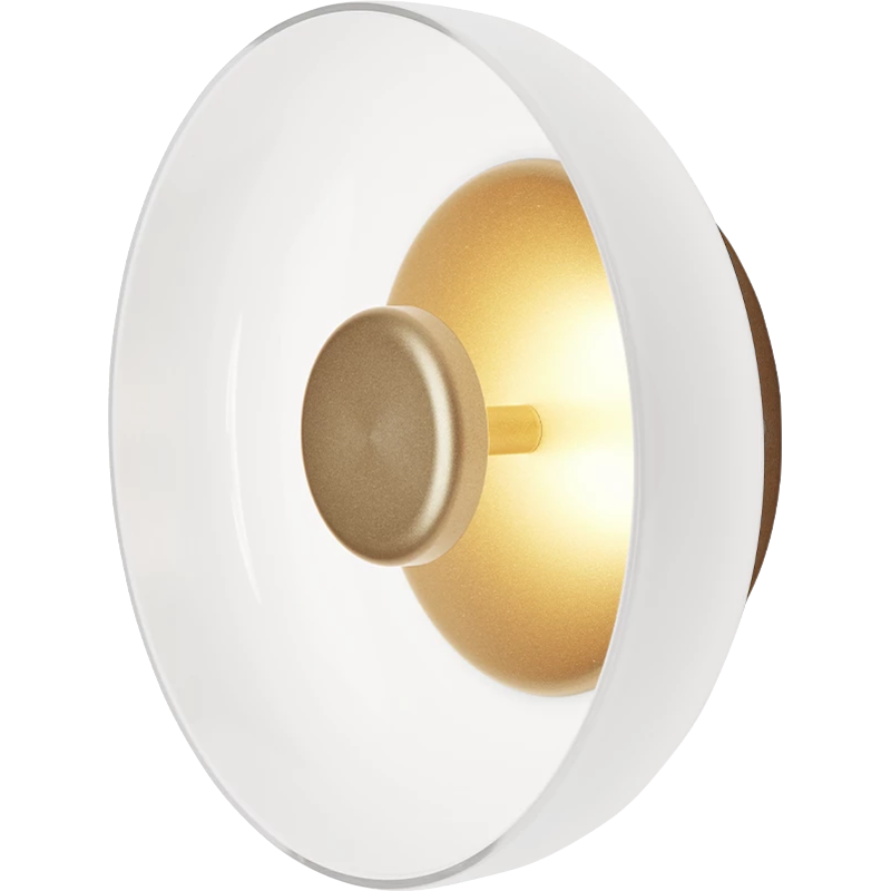 Blossi Wall Lamp, Gold / Opal