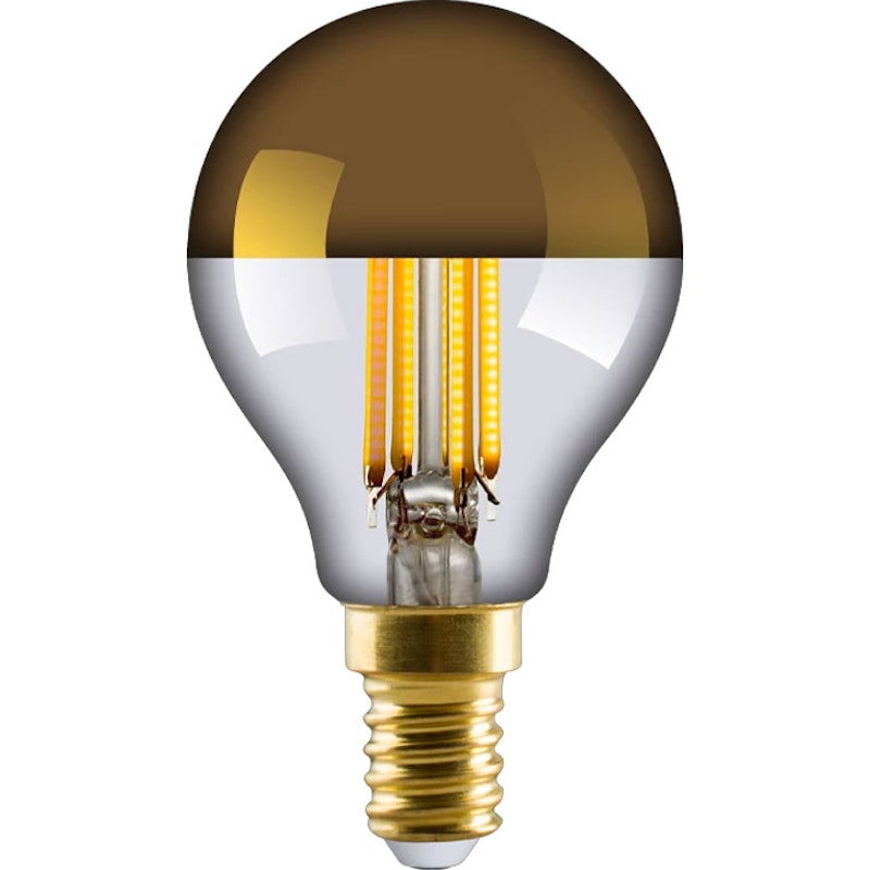 LED Light Source E14 4W 470lm 2700K Dimmable, Gold