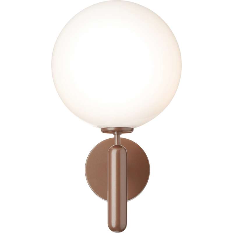 Miira Wall Lamp Outdoor, Dark Bronze / Opal