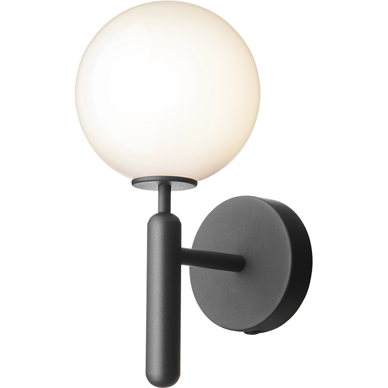 Miira Wall Lamp, Rock Grey / Opal