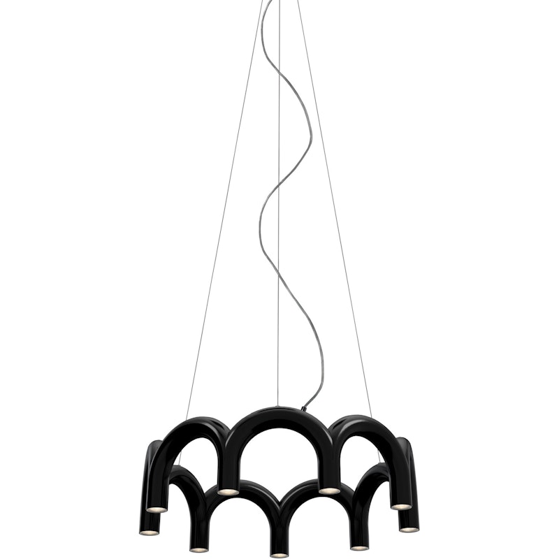 Arch Circle Pendant 76 cm, Black