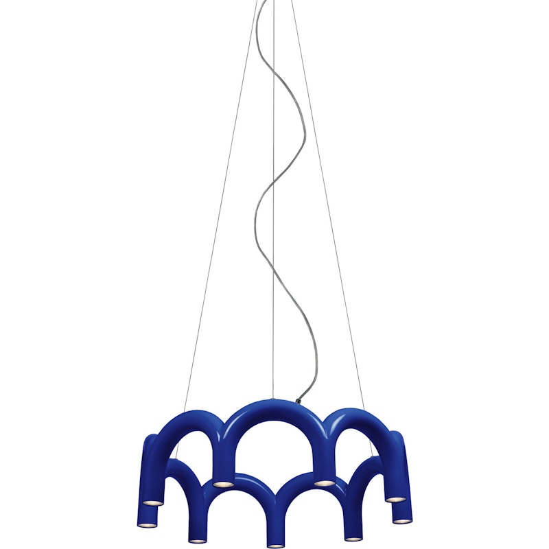 Arch Circle Pendant 76 cm, Blue