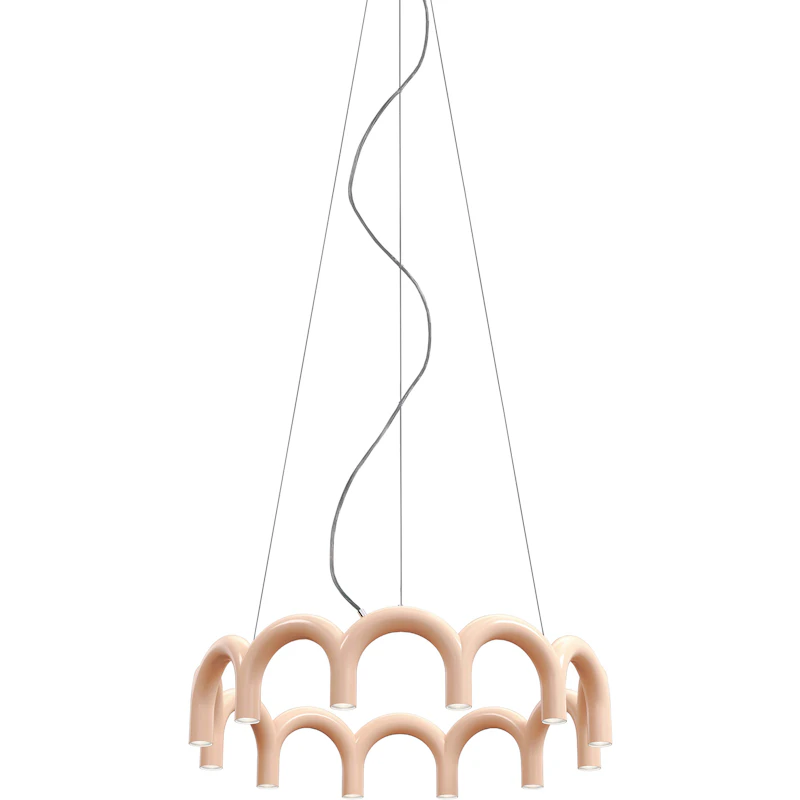 Arch Circle 98 Pendant, Nude