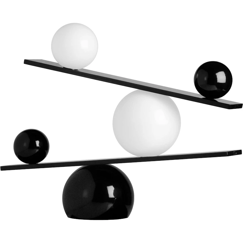 Balance Table Lamp, Black