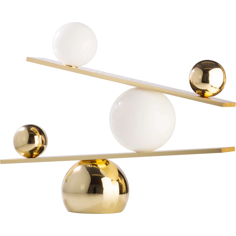 Balance Table Lamp, Brass